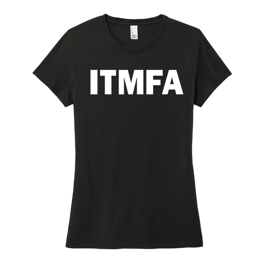 ITMFA SLIM CUT BLACK TRIBLEND T-SHIRT