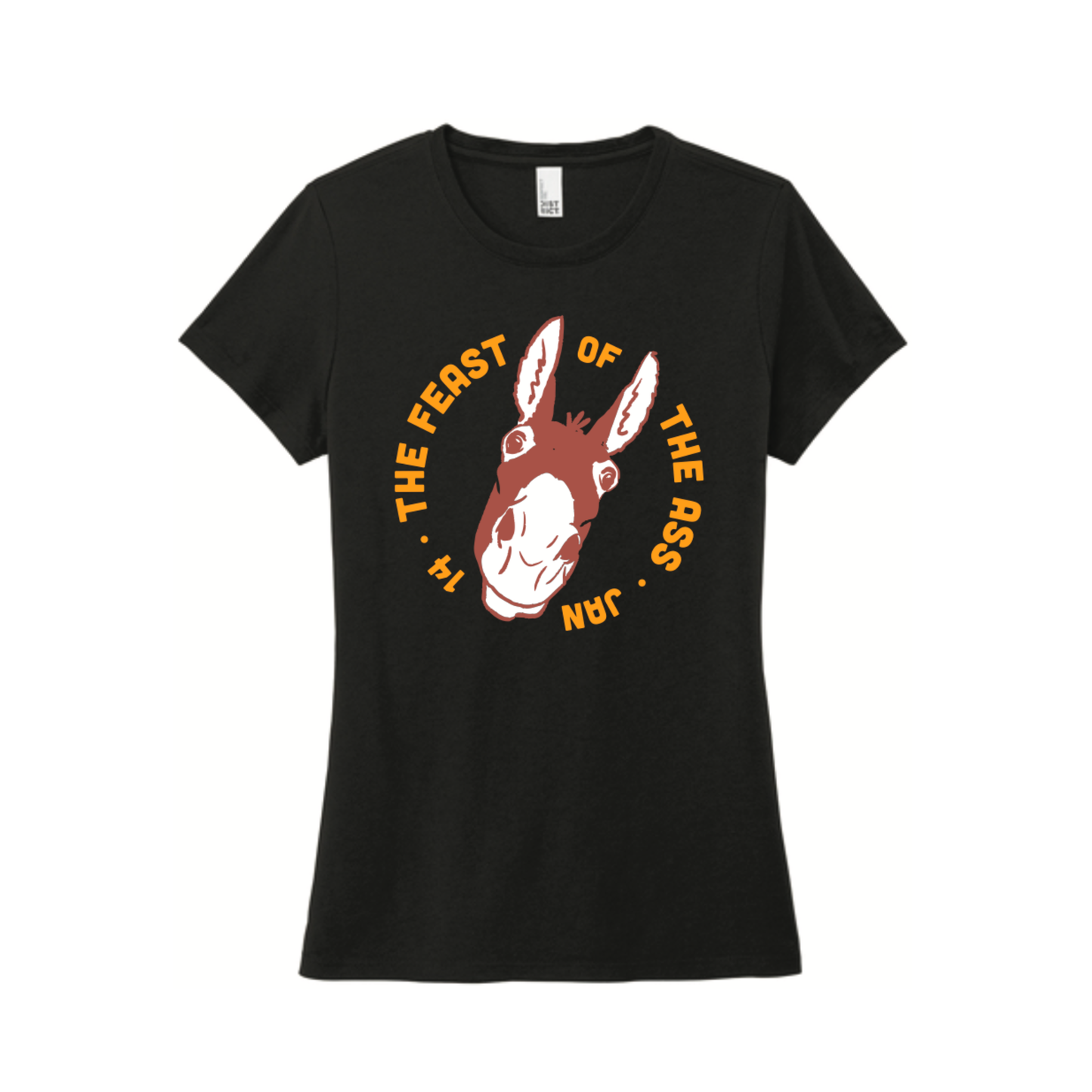 Feast of The Ass Slimcut Black T-shirt